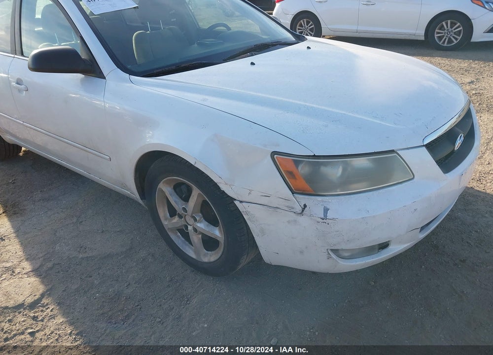 2007 HYUNDAI SONATA LIMITED/SE V6 VIN: 5NPEU46F67H239465