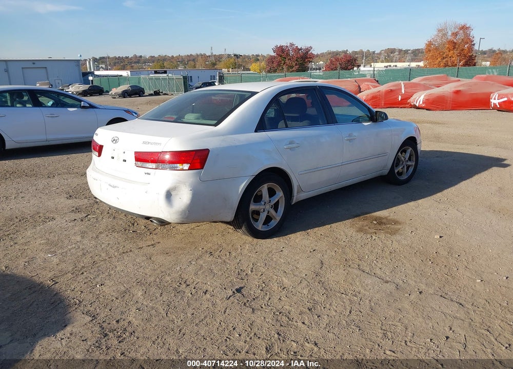 2007 HYUNDAI SONATA LIMITED/SE V6 VIN: 5NPEU46F67H239465
