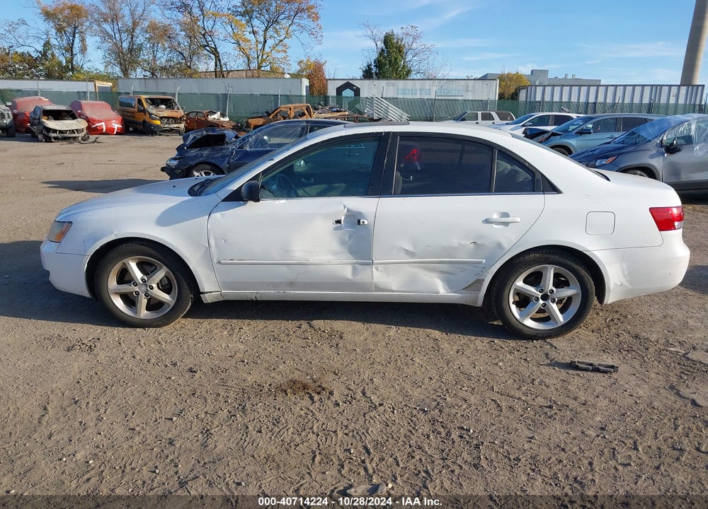 2007 HYUNDAI SONATA LIMITED/SE V6 VIN: 5NPEU46F67H239465
