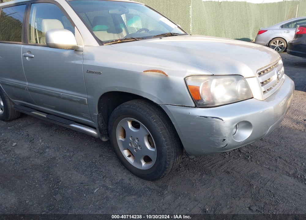 2004 TOYOTA HIGHLANDER LIMITED V6 VIN: JTEEP21A940030345