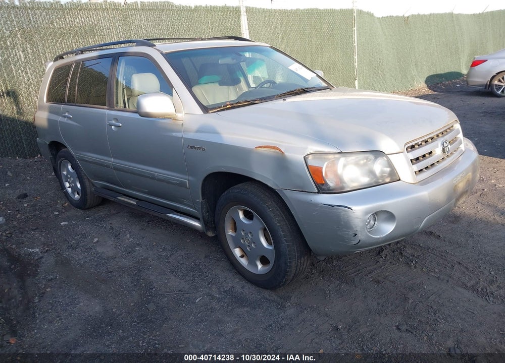 2004 TOYOTA HIGHLANDER LIMITED V6 VIN: JTEEP21A940030345
