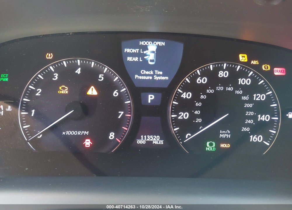 2008 LEXUS LS 460 VIN: JTHBL46F985075067