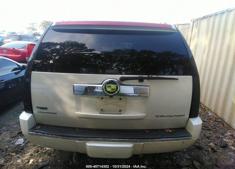 2011 CADILLAC ESCALADE PLATINUM EDITION VIN: 1GYS4DEF2BR113717