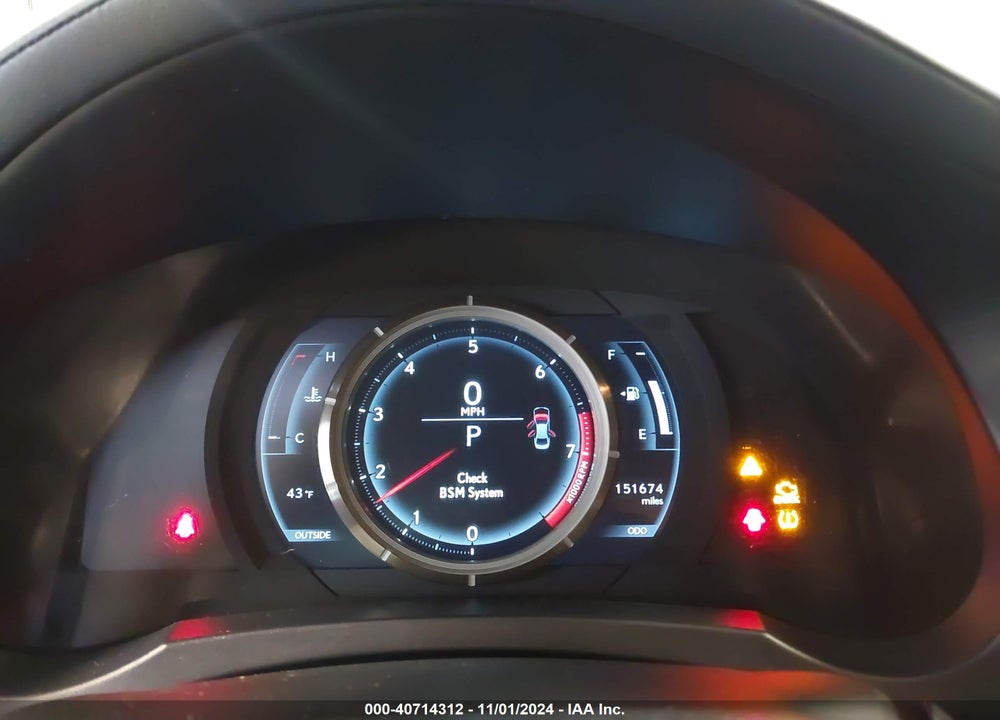 2015 LEXUS IS 250 VIN: JTHCF1D24F5025104