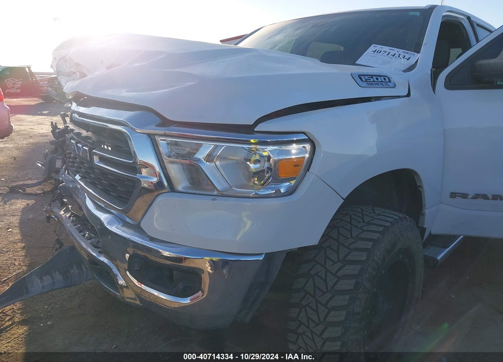 2022 RAM 1500 BIG HORN 4X4 6'4 BOX VIN: 1C6SRFMT2NN161036