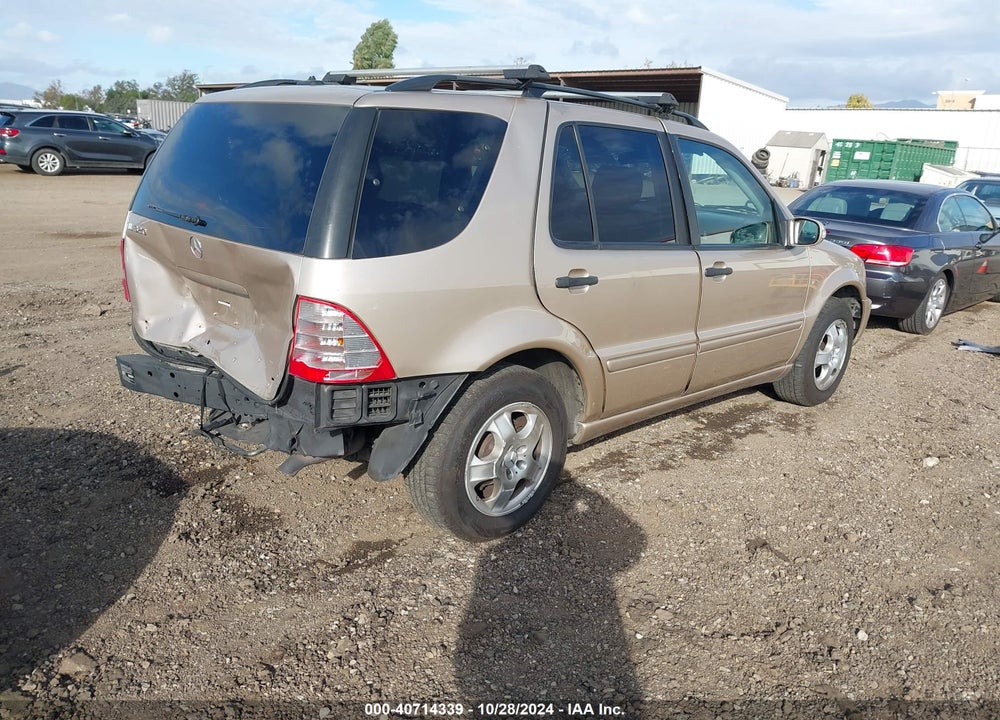 2002 MERCEDES-BENZ ML 320 VIN: 4JGAB54E12A362171