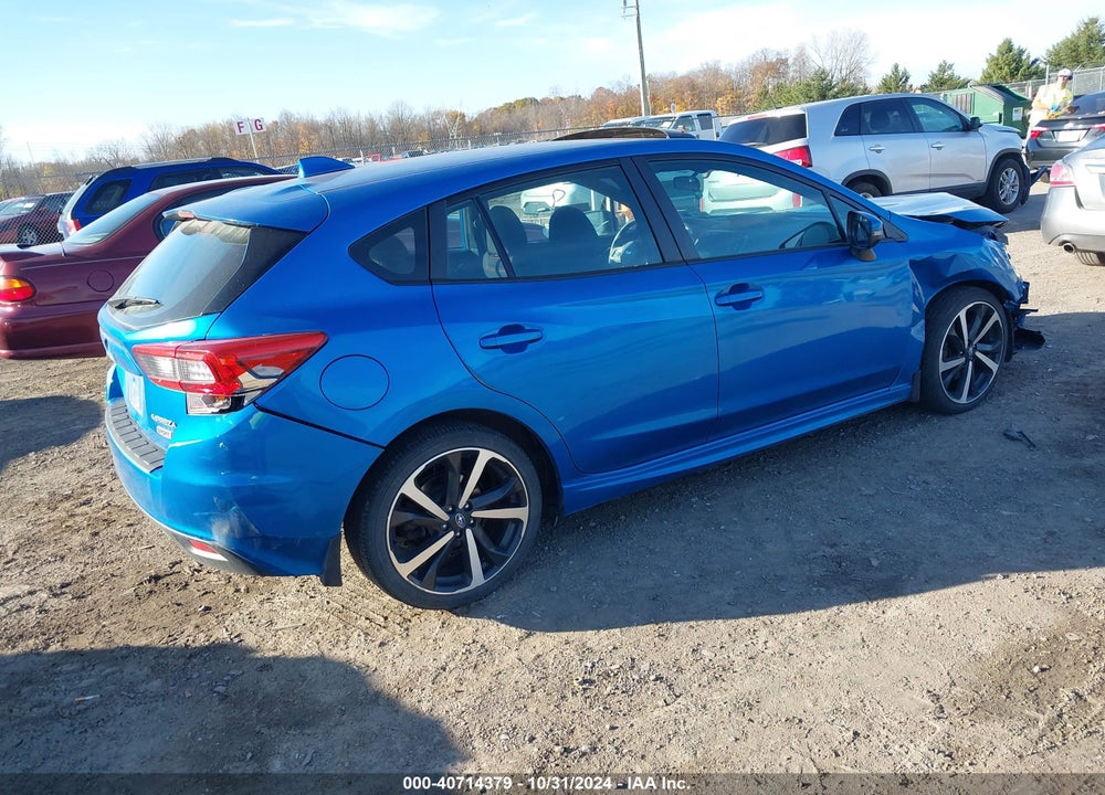 2021 SUBARU IMPREZA SPORT 5-DOOR VIN: 4S3GTAM64M3709075