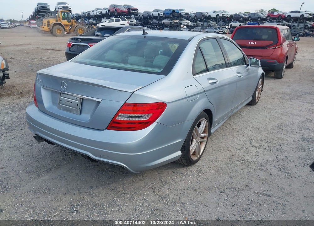 2013 MERCEDES-BENZ C 250 LUXURY/SPORT VIN: WDDGF4HB2DR295314