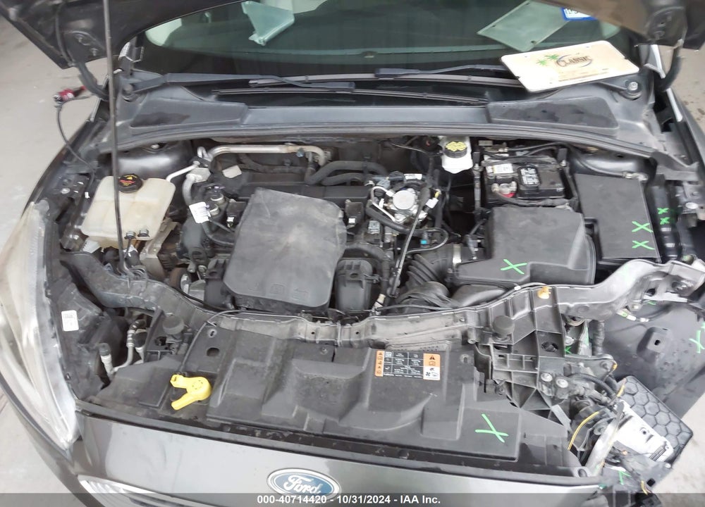 2018 FORD FOCUS TITANIUM VIN: 1FADP3J2XJL271801