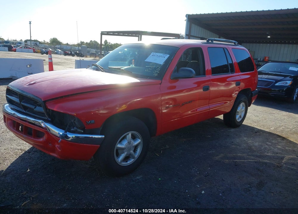2000 DODGE DURANGO VIN: 1B4HR28Y5YF194223