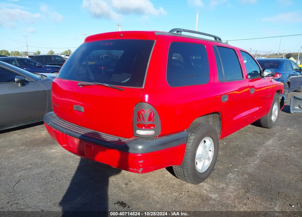 2000 DODGE DURANGO VIN: 1B4HR28Y5YF194223