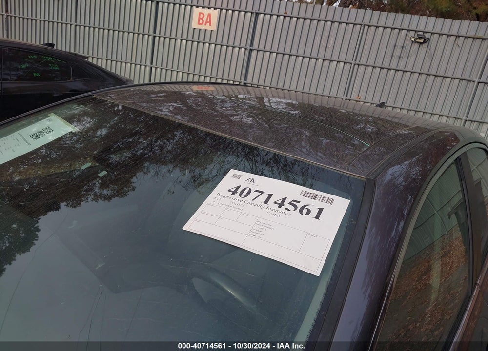 2022 TOYOTA CAMRY LE AWD VIN: 4T1R11BK8NU068583