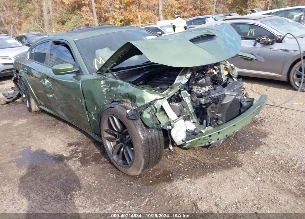 2022 DODGE CHARGER SCAT PACK WIDEBODY VIN: 2C3CDXGJ8NH195491