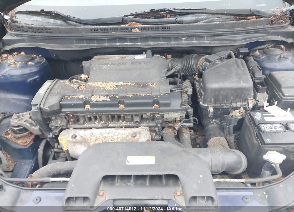 2010 HYUNDAI ELANTRA BLUE VIN: KMHDU4AD9AU188327