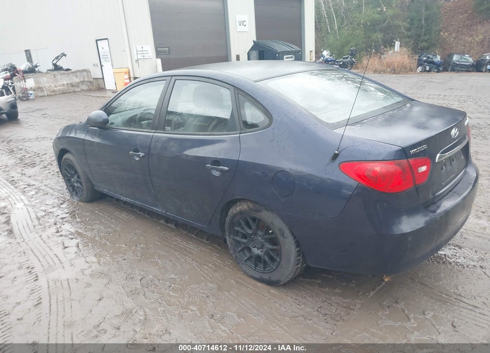 2010 HYUNDAI ELANTRA BLUE VIN: KMHDU4AD9AU188327