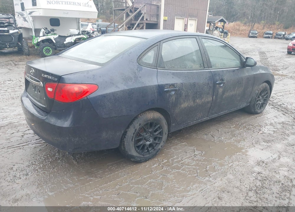 2010 HYUNDAI ELANTRA BLUE VIN: KMHDU4AD9AU188327