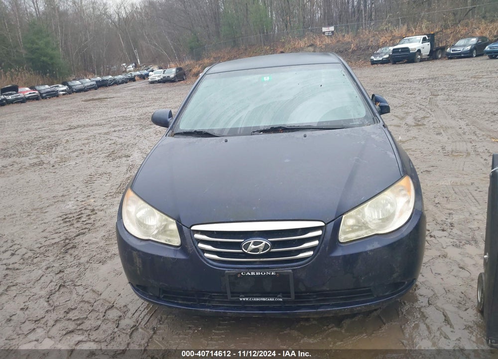 2010 HYUNDAI ELANTRA BLUE VIN: KMHDU4AD9AU188327