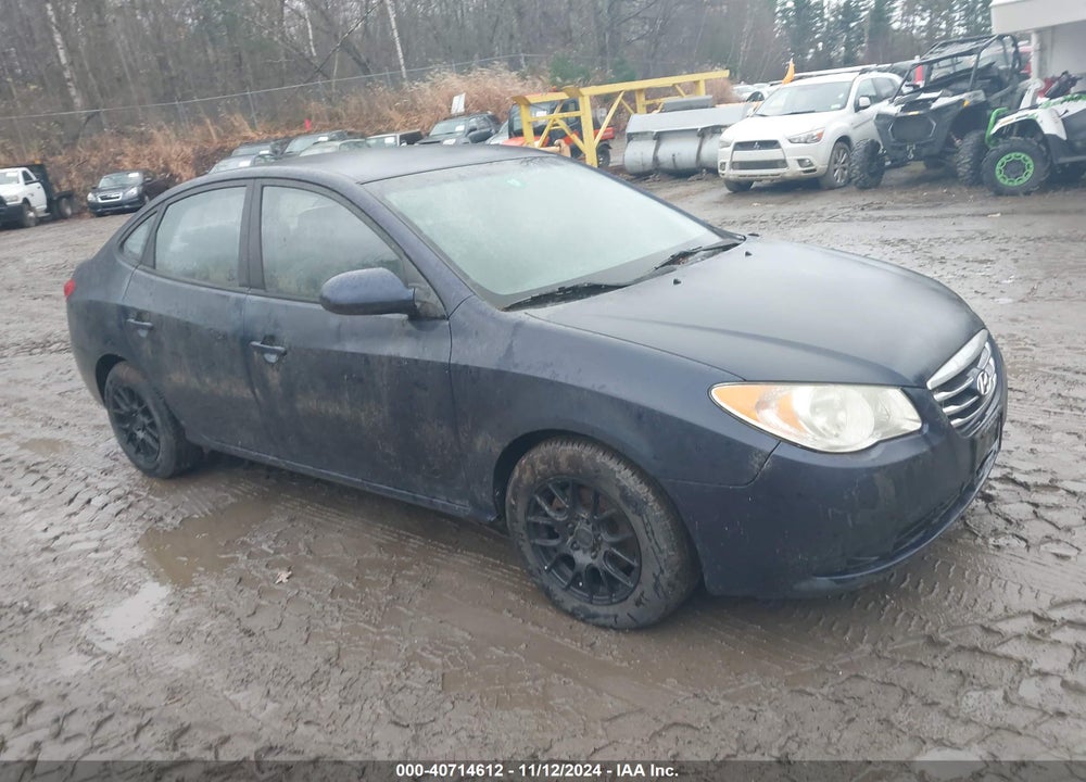2010 HYUNDAI ELANTRA BLUE VIN: KMHDU4AD9AU188327