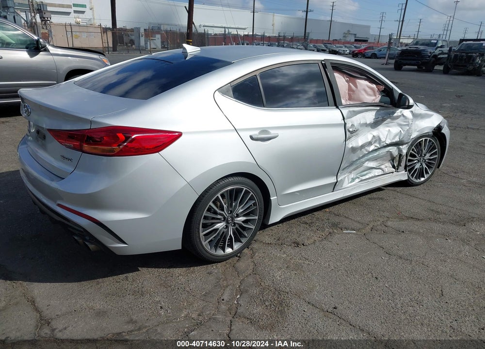 2018 HYUNDAI ELANTRA SPORT VIN: KMHD04LB5JU456927