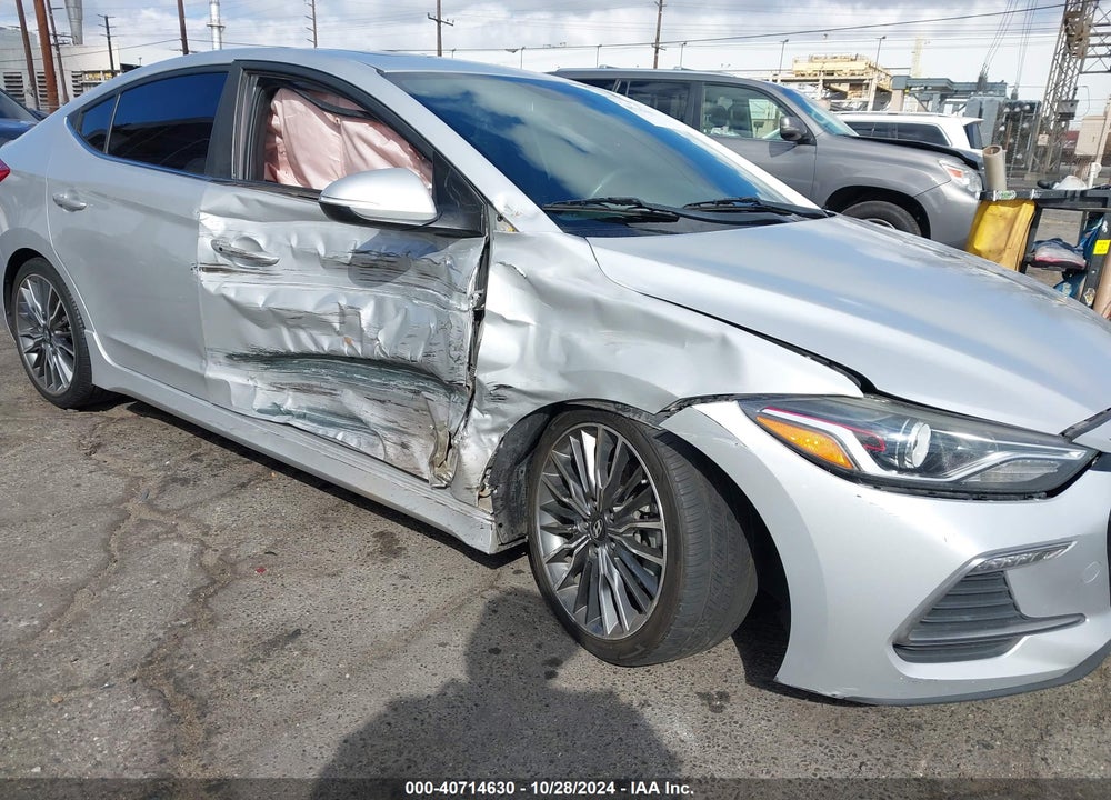 2018 HYUNDAI ELANTRA SPORT VIN: KMHD04LB5JU456927