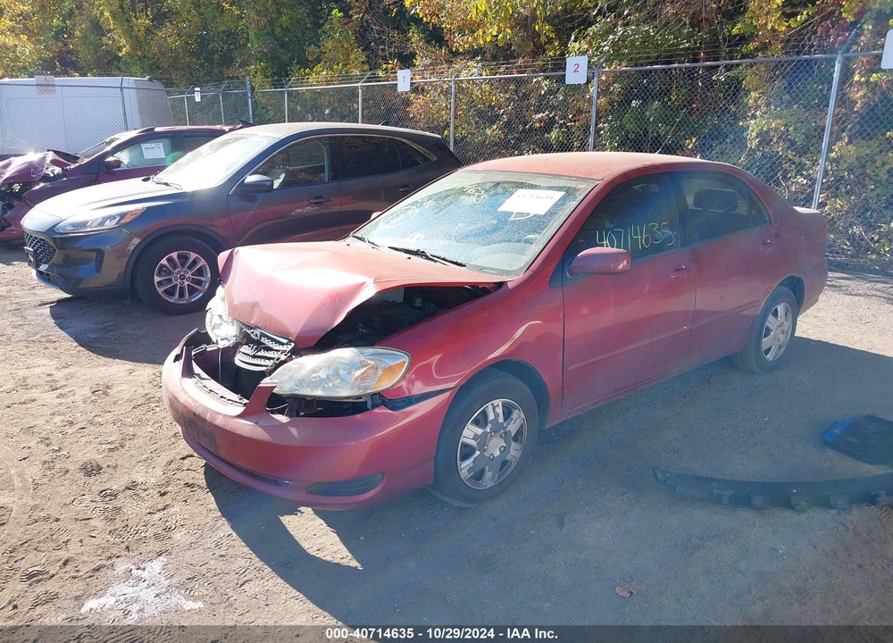 2007 TOYOTA COROLLA LE VIN: 2T1BR30E37C843590