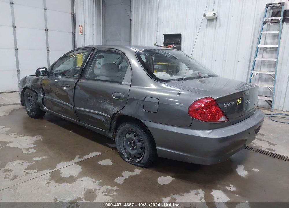 2003 KIA SPECTRA LS VIN: KNAFB121335290836