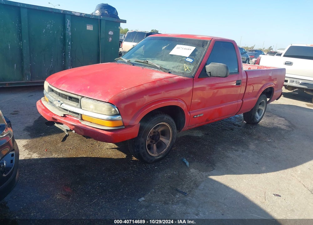 2000 CHEVROLET S-10 LS VIN: 1GCCS1442YK111420