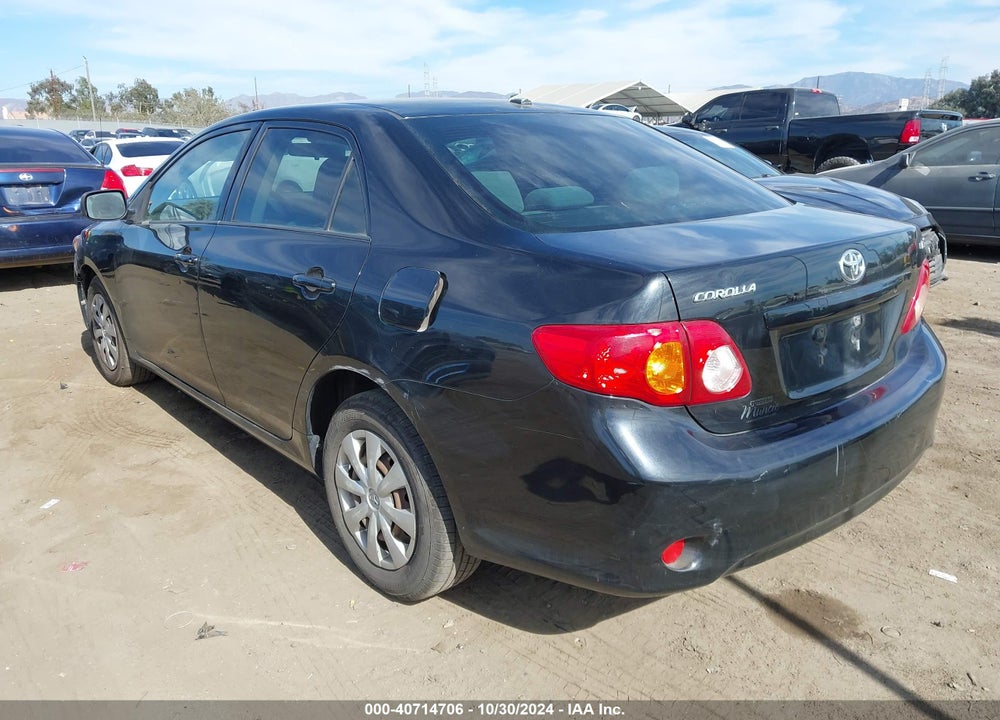 2009 TOYOTA COROLLA LE VIN: JTDBL40E99J016515