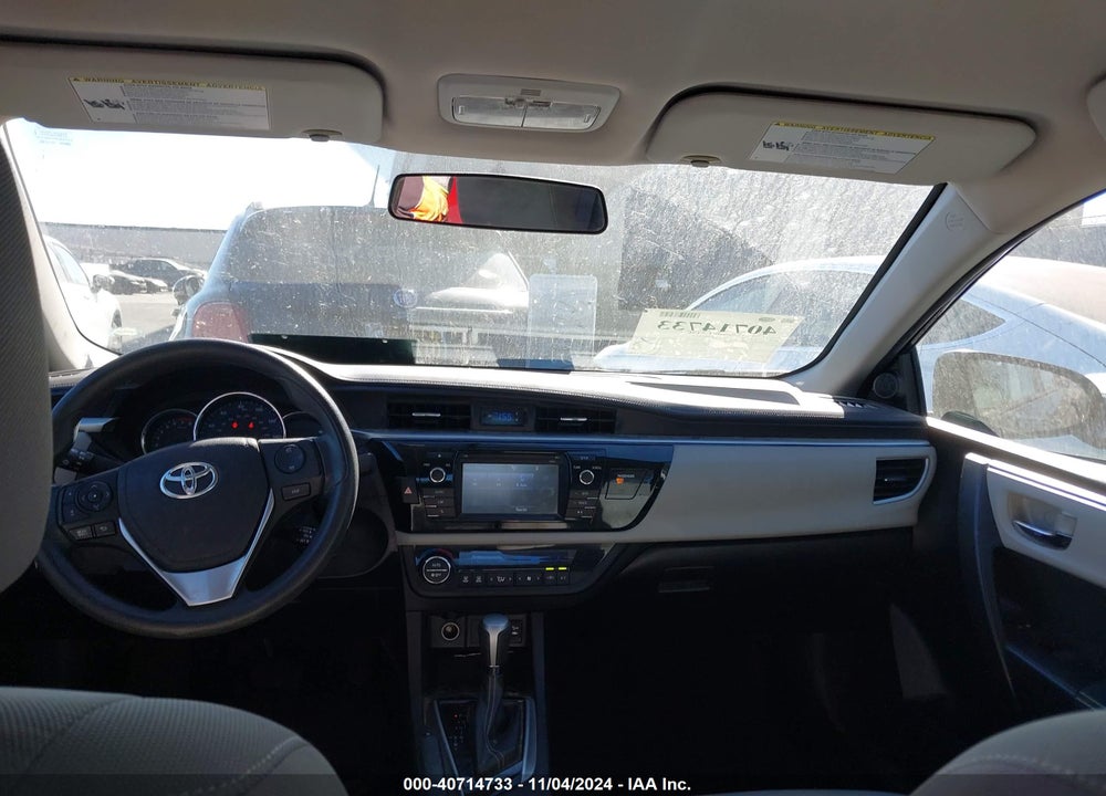2016 TOYOTA COROLLA LE VIN: 5YFBURHE1GP507927