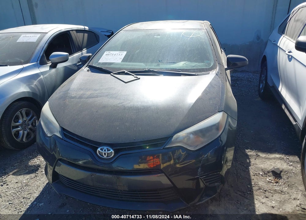 2016 TOYOTA COROLLA LE VIN: 5YFBURHE1GP507927