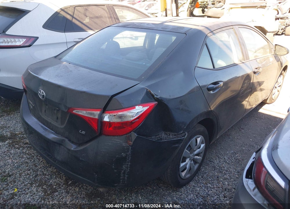 2016 TOYOTA COROLLA LE VIN: 5YFBURHE1GP507927