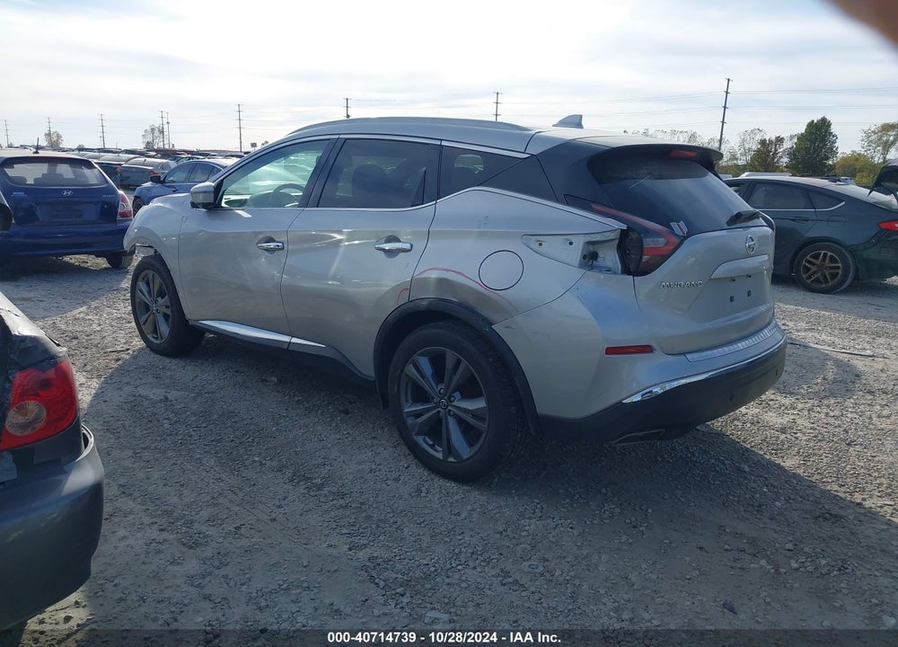 2019 NISSAN MURANO PLATINUM VIN: 5N1AZ2MS3KN137355
