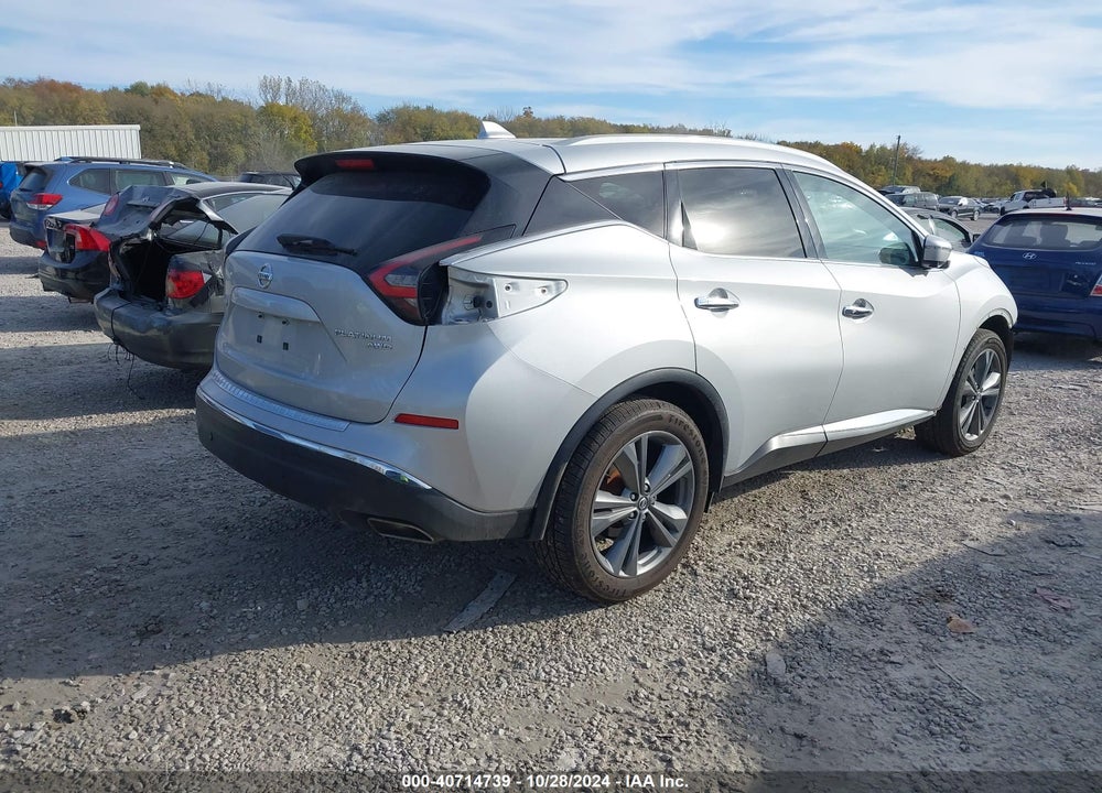 2019 NISSAN MURANO PLATINUM VIN: 5N1AZ2MS3KN137355