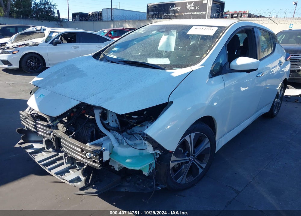 2021 NISSAN LEAF SV 40 KWH VIN: 1N4AZ1CV6MC550644