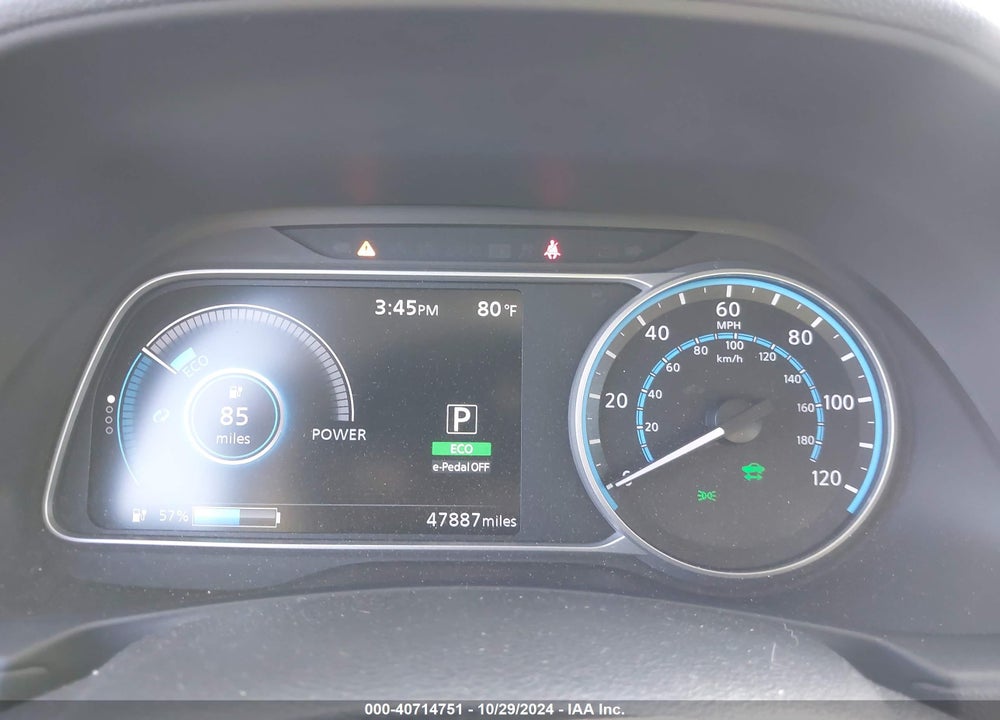 2021 NISSAN LEAF SV 40 KWH VIN: 1N4AZ1CV6MC550644