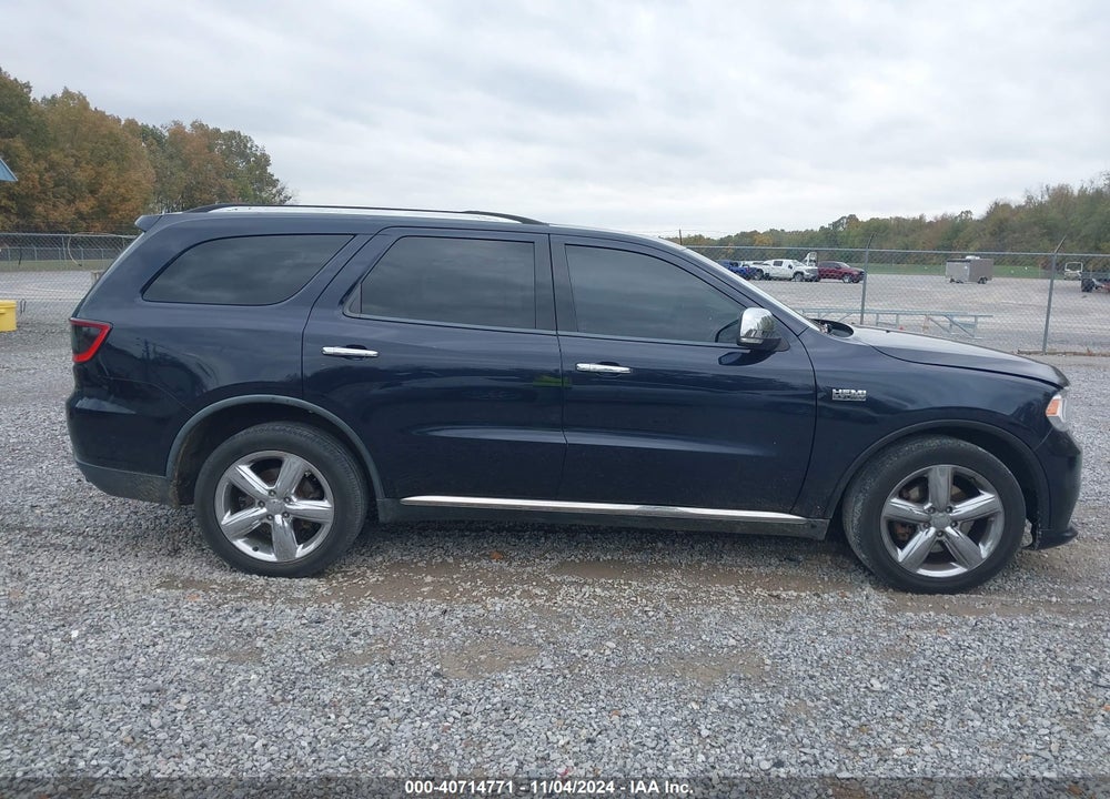 2011 DODGE DURANGO CITADEL VIN: 1D4SD5GT4BC681391