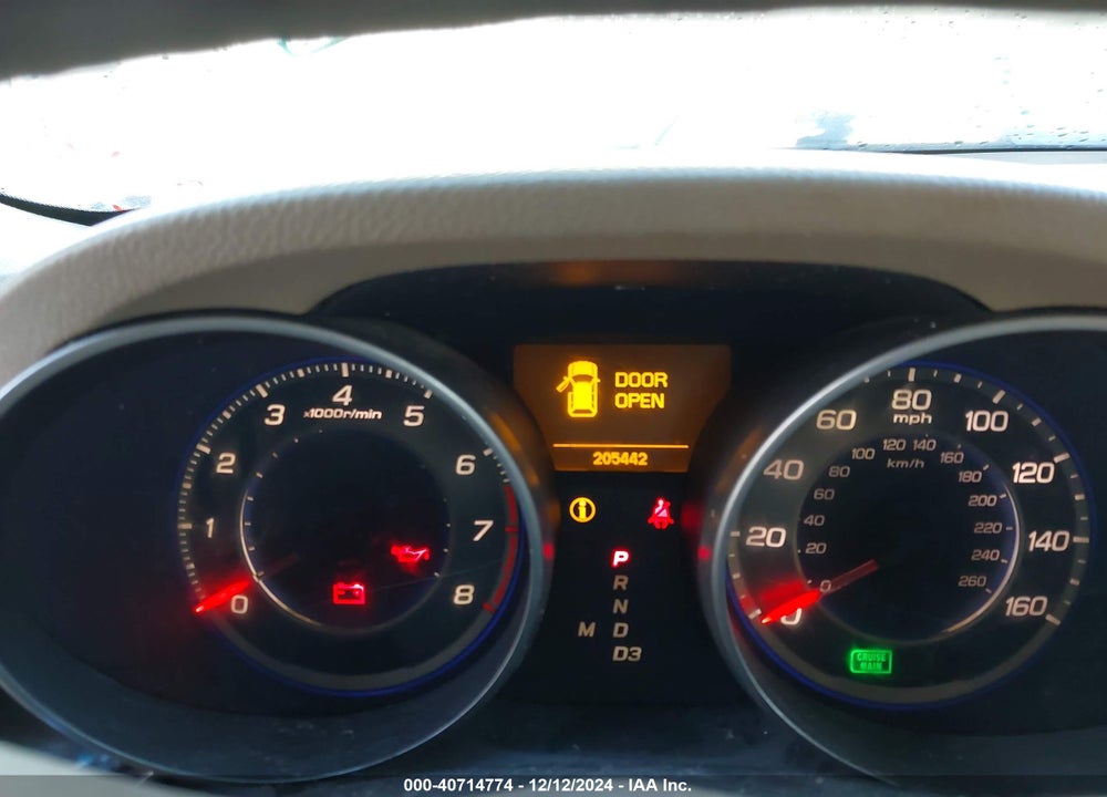 2007 ACURA MDX VIN: 2HNYD28287H539118