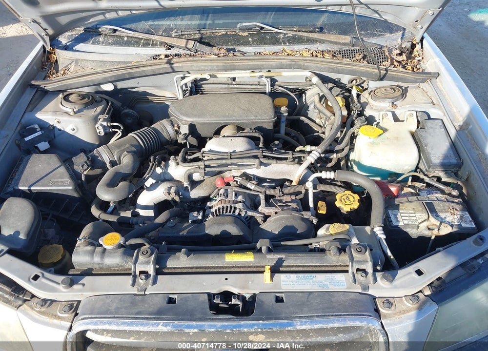 2005 SUBARU FORESTER 2.5X VIN: JF1SG63615G744928