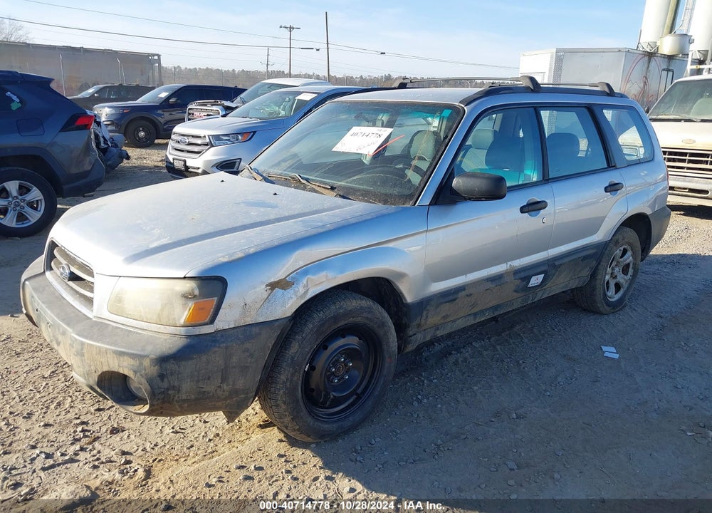 2005 SUBARU FORESTER 2.5X VIN: JF1SG63615G744928