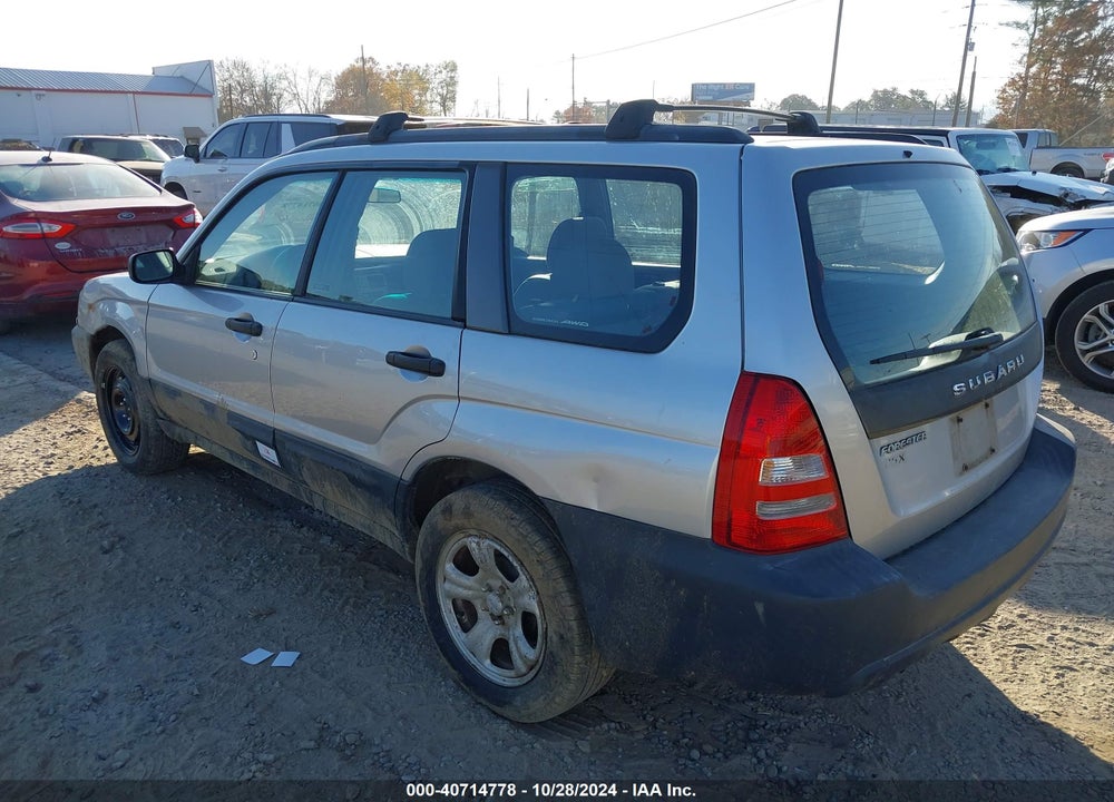 2005 SUBARU FORESTER 2.5X VIN: JF1SG63615G744928