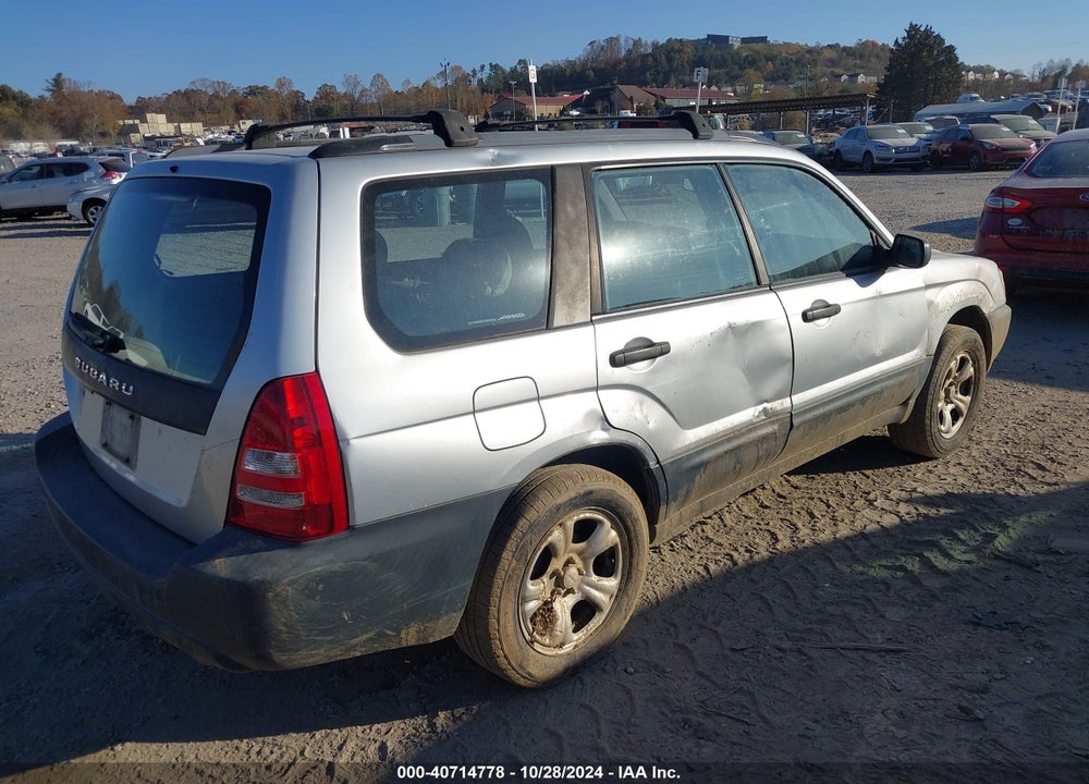 2005 SUBARU FORESTER 2.5X VIN: JF1SG63615G744928