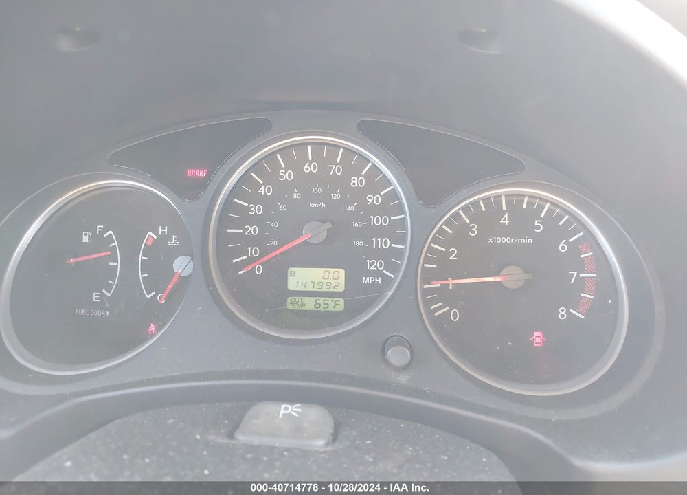2005 SUBARU FORESTER 2.5X VIN: JF1SG63615G744928