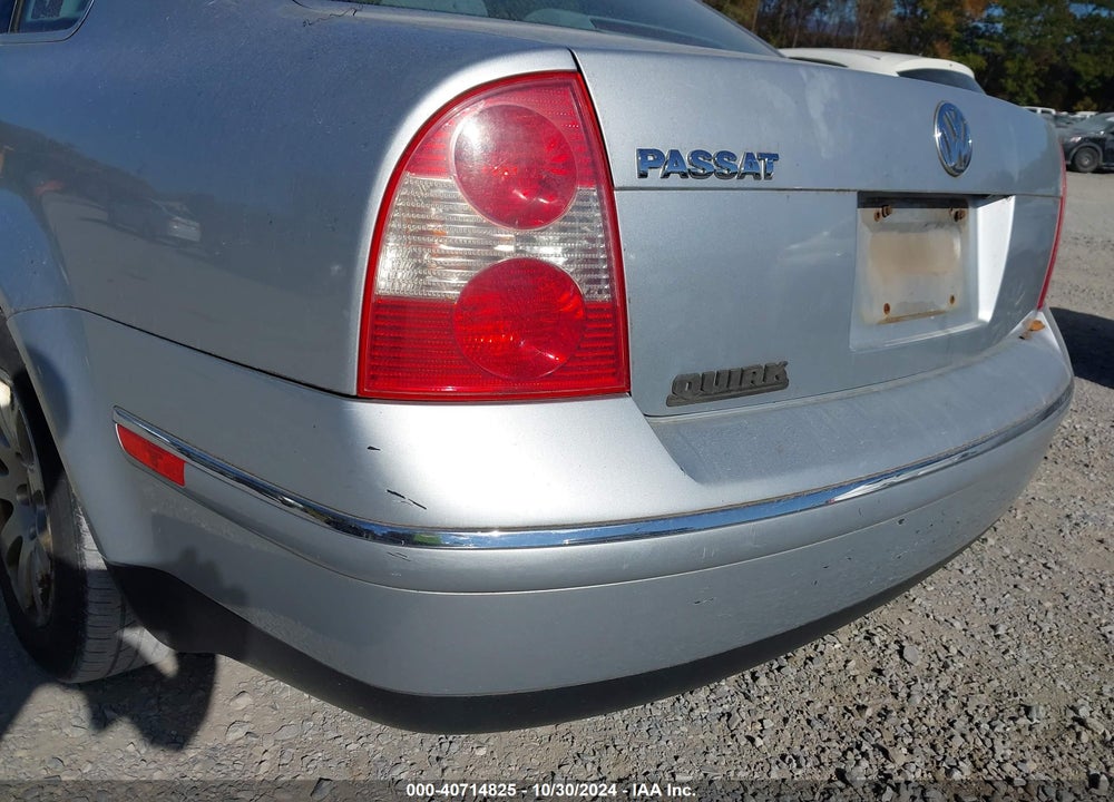 2002 VOLKSWAGEN PASSAT GLS VIN: WVWPD63B62P454556