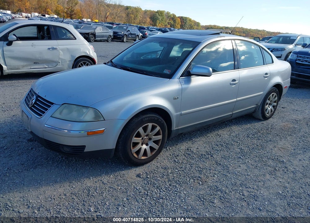 2002 VOLKSWAGEN PASSAT GLS VIN: WVWPD63B62P454556