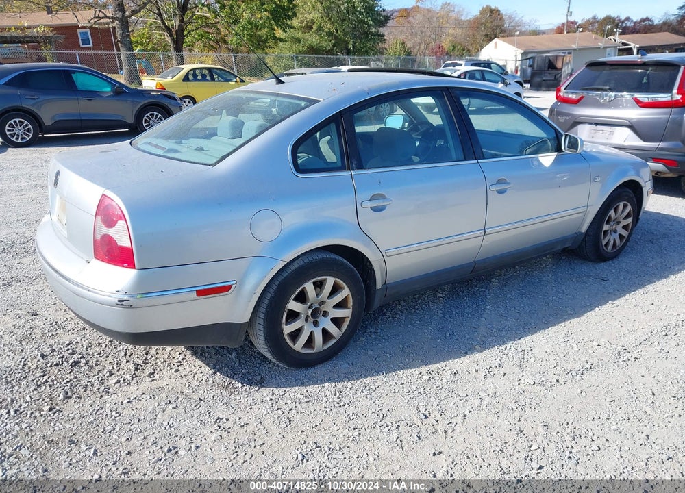 2002 VOLKSWAGEN PASSAT GLS VIN: WVWPD63B62P454556