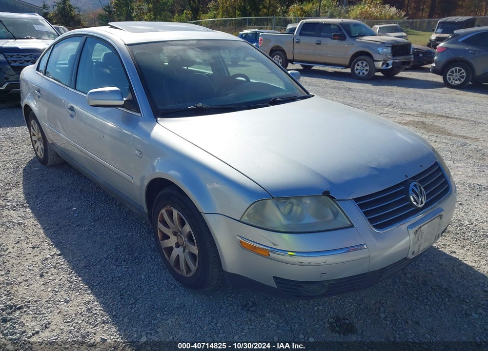 2002 VOLKSWAGEN PASSAT GLS VIN: WVWPD63B62P454556