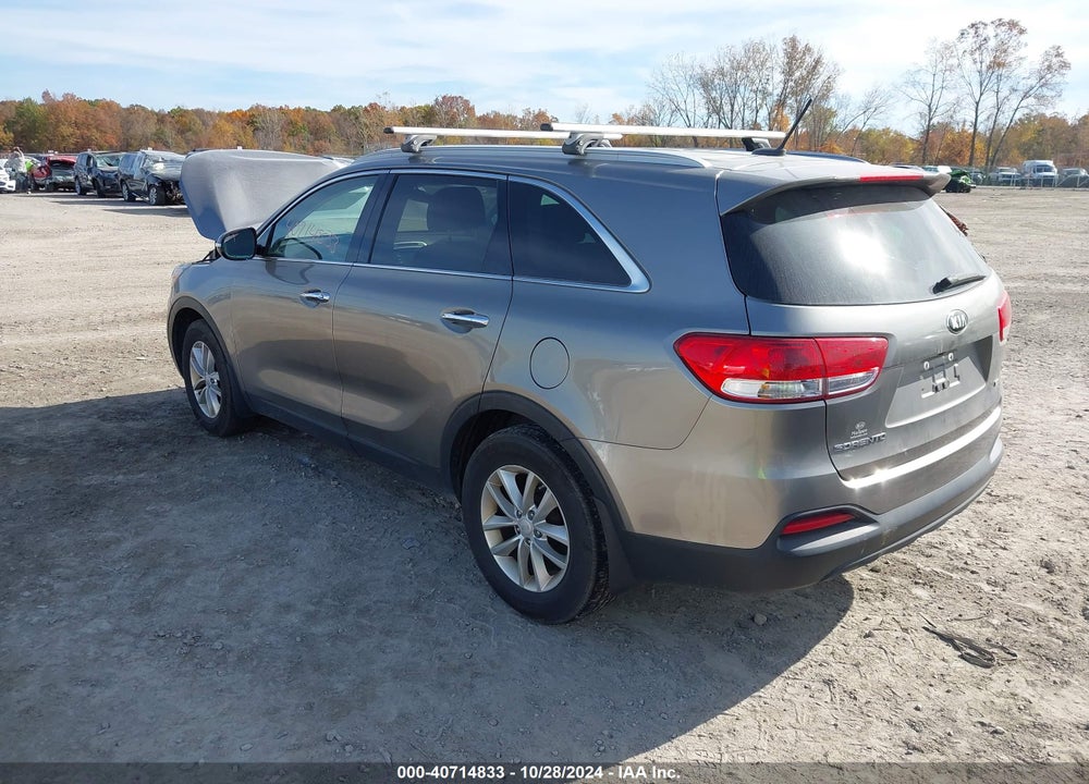 2017 KIA SORENTO 2.4L LX VIN: 5XYPG4A38HG337502