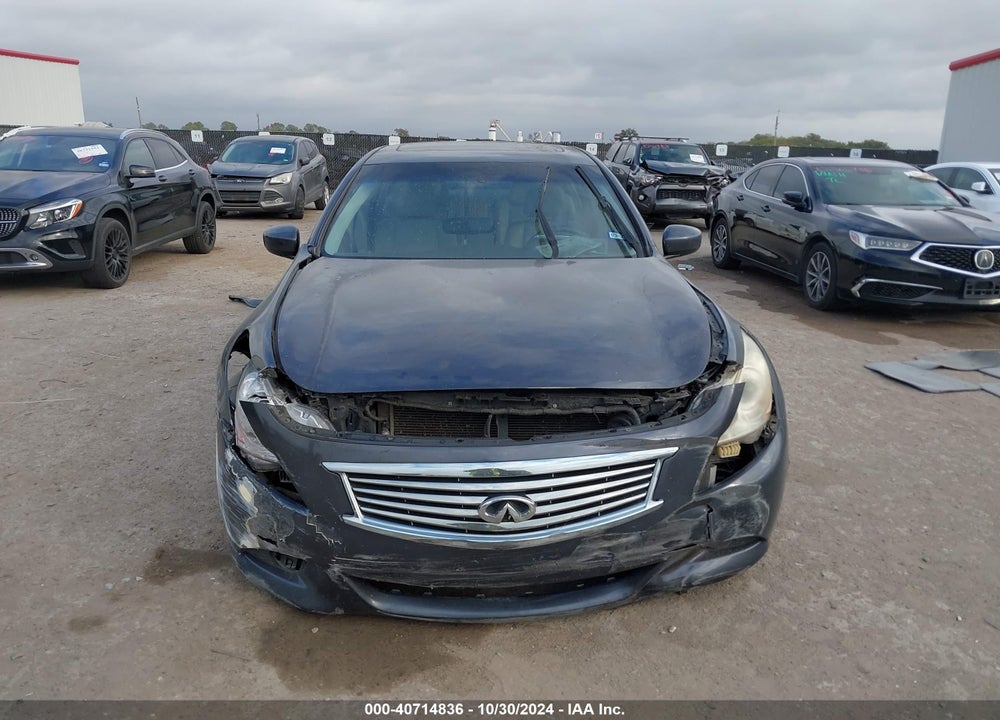 2012 INFINITI G25 JOURNEY VIN: JN1DV6AP8CM700222