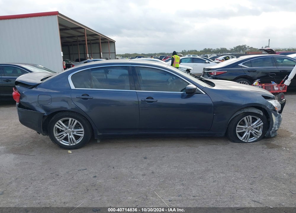 2012 INFINITI G25 JOURNEY VIN: JN1DV6AP8CM700222
