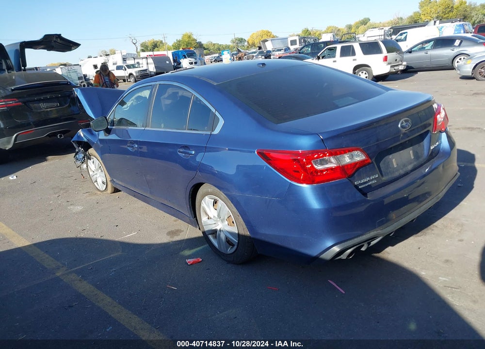 2019 SUBARU LEGACY 2.5I VIN: 4S3BNAB61K3041157